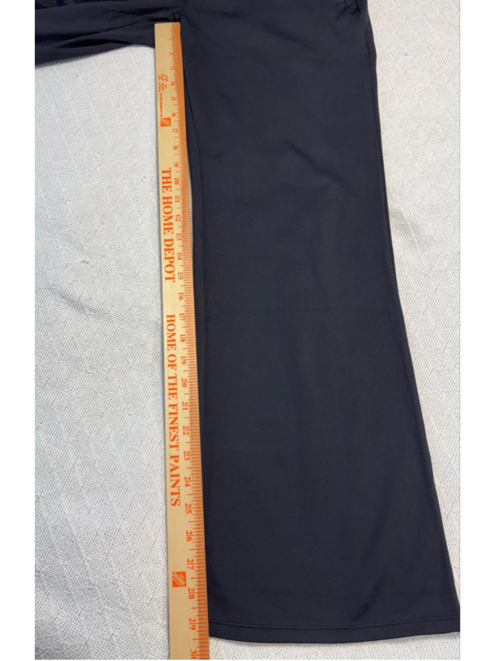 Halara Flex Daystretch Mid Rise Zipper Pocket Flare Work Pants Black Size Med - Picture 4 of 9
